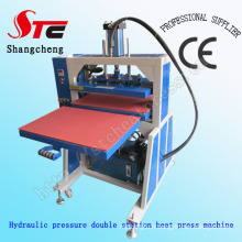 Vente chaude pression hydraulique machine de presse de la chaleur T-shirt Machine d&#39;impression de chaleur grand format pression hydraulique Machine de transfert de chaleur Stc-Yy01